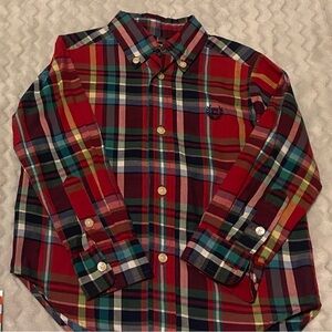 Champs Multicolor Plaid Button Down Shirt